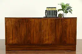 Midcentury Modern Danish Vintage TV Console, Sideboard, HU Hundevad #33071