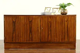 Midcentury Modern Danish Vintage TV Console, Sideboard, HU Hundevad #33072