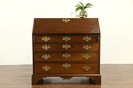 Traditional Solid Mahogany Vintage Secretary Desk, Kittinger NY  #33088