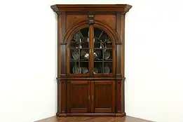 Georgian Federal Antique 1790 Pennsylvania Cherry Corner Cabinet #33462