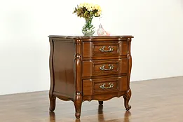 Country French Vintage Cherry Chest, Nightstand or End Table #34700
