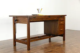 Architect Desk, Vintage Drafting, Wine Table, Kitchen Island, Hamilton #33837
