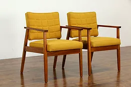 Pair Of Midcentury Modern 1960 Vintage Office Chairs, Nightingale Toronto #35355