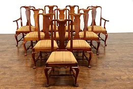 Set of 10 Cherry Vintage Dining Chairs, Ford Greenfield Village, Bartley #37685