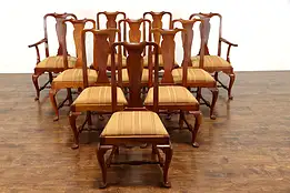 Set of 10 Cherry Vintage Dining Chairs, Ford Greenfield Village, Bartley #37685