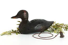 Carved Folk Farmhouse Antique Duck Decoy Sculpture #38080