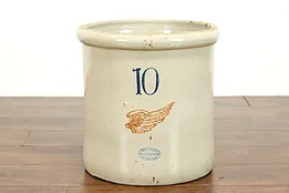Stoneware 10 Gallon Antique Country Farmhouse Red Wing Crock #38549