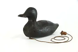 Carved Folk Art Farmhouse Antique Duck Decoy Sculpture #38084