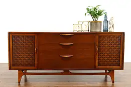 Midcentury Modern 1960 Vintage TV Console, Sideboard, Credenza, Goodman #38500