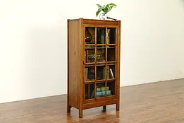 Arts & Crafts Mission Oak Antique Bookcase or Craftsman Bath Cabinet #31925