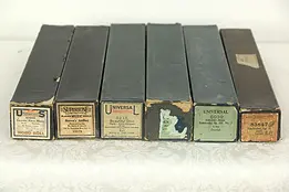 Group of 6 Player Piano Rolls, Swanee River Moon, Edelweiss, Beautiful Ohio Etc
