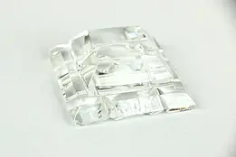 Faceted Blown & Cut Crystal Paperweight