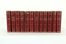 Science of Railways Antique 12 Volume Leather Set Kirkman 1899 #33470