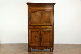 French Antique 1790 Farmhouse Fruitwood Armoire, Wardrobe or Closet #35365