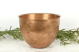 Copper Farmhouse Kitchen Pantry Antique 9" Mixing Bowl #35863