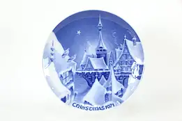 Royale Christmas Plate, Christmas Night In A Village, 1971 Germany #35970