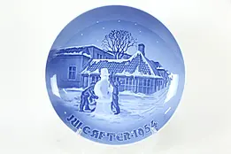 Bing and Grondahl Christmas Plate, Hus Odense, 1954 #35972