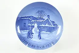 Bing and Grondahl Christmas Plate, Hus Odense, 1954 #35972