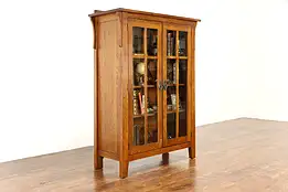 Arts & Crafts Mission Oak Craftsman Bookcase China Cabinet Kincaid #37476