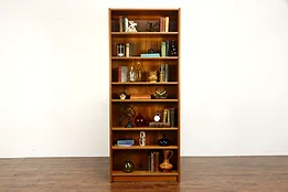 Midcentury Modern Vintage Danish Teak Bookcase, Bath Cabinet #37679