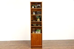Midcentury Modern Danish Teak Vintage Wall Unit, Bookcase, Bath Cabinet #39309