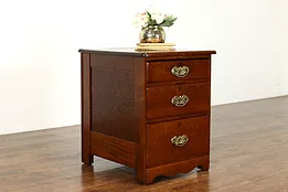 Oak Quarter Sawn Antique Small Chest, End Table or Nightstand #37809