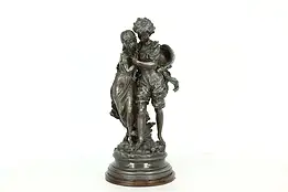 Passage du Gue The Ford French Antique Statue After Moreau #39903