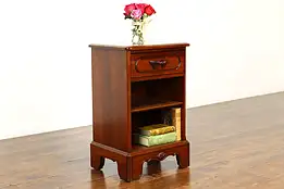 Victorian Design Vintage Cherry Nightstand Lamp, End Table, Davis #40884