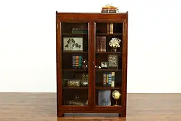 Arts & Crafts Mission Oak Antique Craftsman Office or Library Bookcase #40299