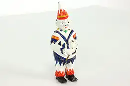 Cast Iron Vintage Hand Painted Clown Bank #41202