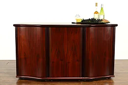 Midcentury Modern Danish Vintage Rosewood Sideboard, Bar or Server Skovby #41395