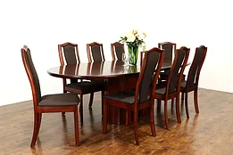 Midcentury Modern Danish Vintage Rosewood Dining Set 8 Chairs Skovby #41345
