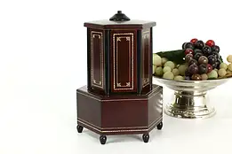 Art Deco Vintage Swiss Music Box & Cigarette, Lipstick, Candy Dispenser #40959