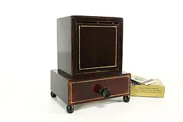 Art Deco Vintage Music Box & Revolving Cigarette or Lipstick Dispenser #40958
