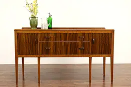 Midcentury Modern Vintage Teak & Walnut Server, Sideboard or Buffet #41777