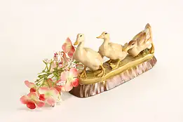 Geese Hand Carved Vintage Italian Alpine Sculpture, Anri #42189