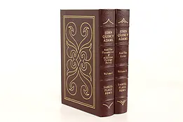 Easton Pair of President John Q. Adams Leatherbound Gold Tooled Books #42447