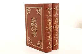 Easton Pair of President Taft Leatherbound Gold Tooled Books #42440
