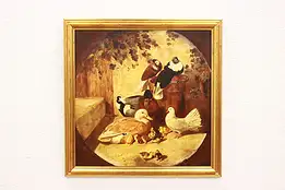 Farmyard Birds Vintage Giclee Print  After Herring 27.5 #42139