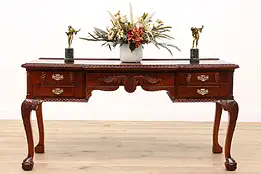 Georgian Design Vintage Mahogany Desk, Server or Console #42621