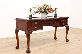 Georgian Design Vintage Mahogany Desk, Server or Console #42621