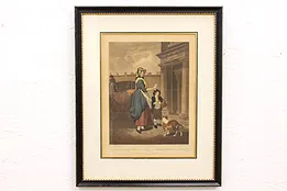 Cries of London Want Any Matches Antique 1800s Etching Wheatley 24"  #42848