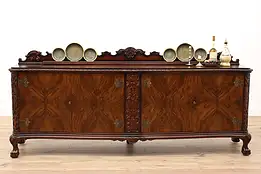 Italian Renaissance Design Vintage Hall or TV Console, Server, Sideboard #42508