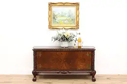 Italian Renaissance Design Vintage Hall or TV Console, Server, Sideboard #42507