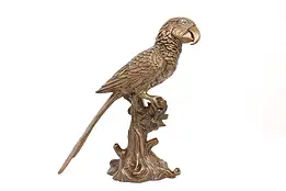 Farmhouse Statue Antique Bronze Parrot Sculpture signed Kauba #42631