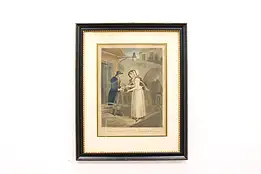 Cries of London Razors to Grind Antique 1800s Etching Wheatley, 24" #42845