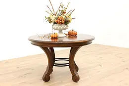 Traditional Vintage Walnut & Cherry Center or Hall Table, Columbia #42582