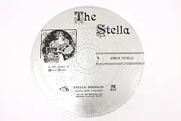 Stella Music Box Vintage 14" Christmas Disk "Song of the Bells" #43188