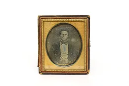 Victorian Antique 1840s Daguerreotype Photograph Portrait #43323