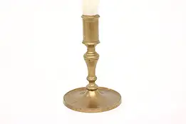 Victorian Antique English Brass Candle Stick or Holder #43529